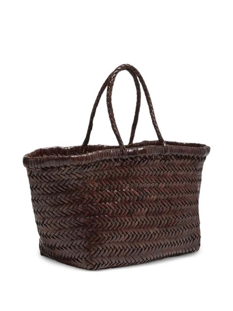 DRAGON DIFFUSION woven-design tote bag - Brown - zdjęcie produktu nr 2
