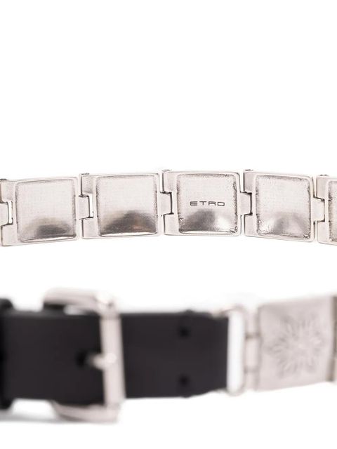 ETRO engraved-detail belt - Silver - zdjęcie produktu nr 2