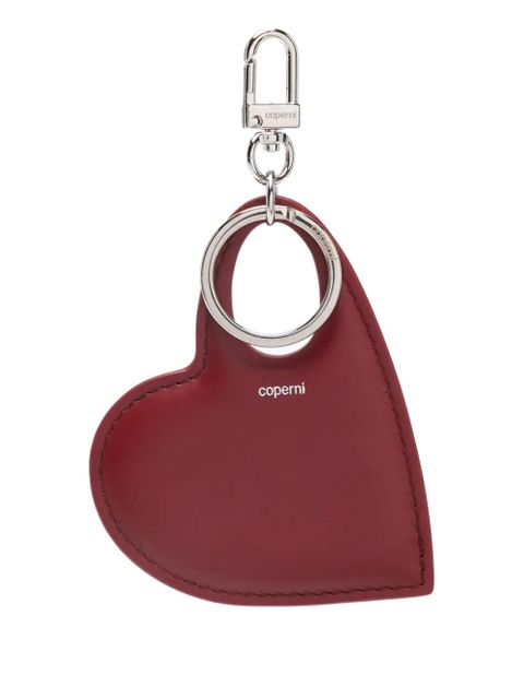 Coperni heart-shape leather keyring - Red - zdjęcie produktu nr 1