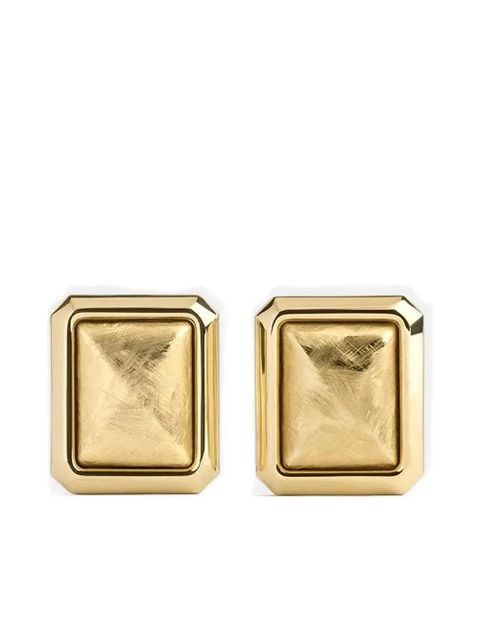 Jacquemus square stud earrings - Gold - zdjęcie produktu nr 1