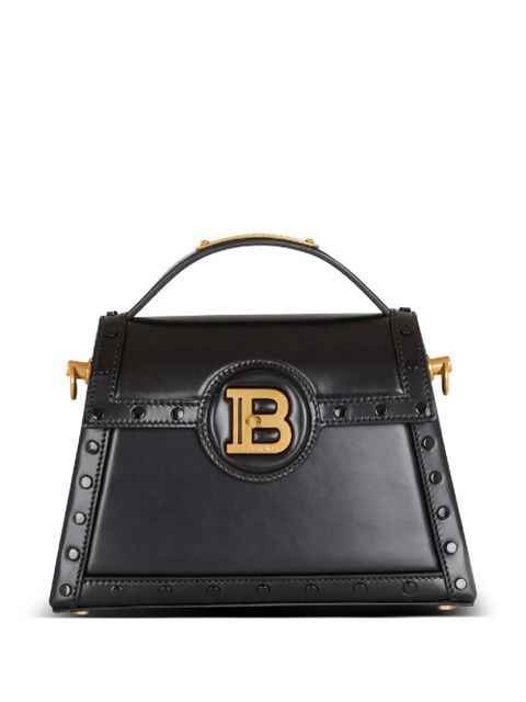 Balmain B-Buzz Dynasty leather tote bag - Black - zdjęcie produktu nr 1