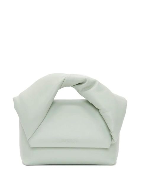 JW Anderson small Twister leather shoulder bag - Green - zdjęcie produktu nr 1
