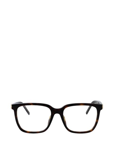 Saint Laurent Eyewear square-frame glasses - Brown - zdjęcie produktu nr 1