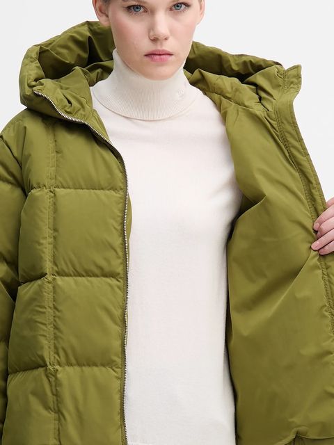 United Colors of Benetton kurtka puchowa kolor zielony zimowa oversize 22T6DN086