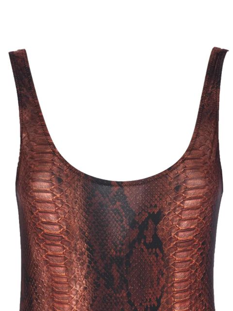 Jean Paul Gaultier printed swimsuit - Brown - zdjęcie produktu nr 2