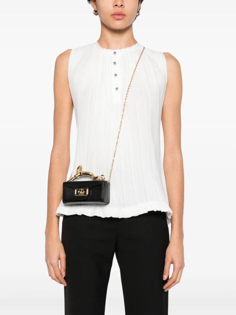 Lanvin nano Pencil Cat bag - Black - zdjęcie produktu nr 2