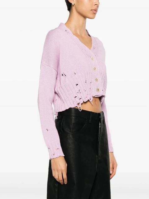 Marni V-neck cotton cardigan - Pink