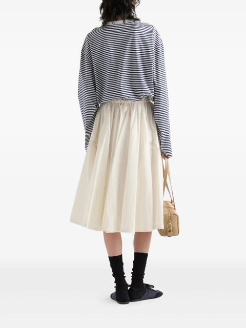 Prada striped long-sleeve top - Blue