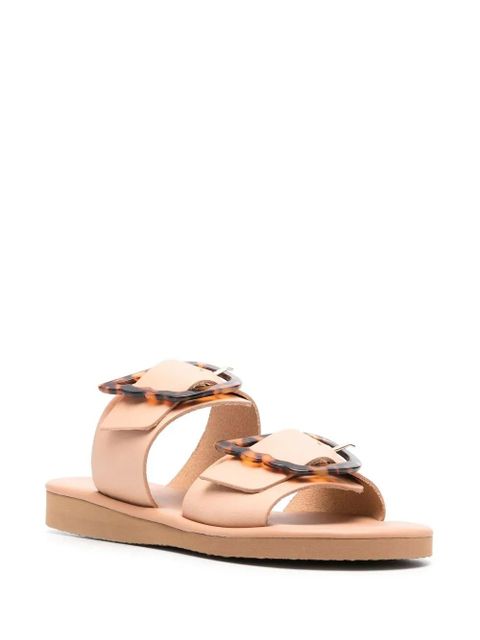 Ancient Greek Sandals buckle-embellished flat sandals - Neutrals - zdjęcie produktu nr 2