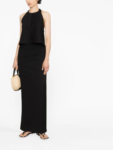 WARDROBE.NYC halterneck wool top - Black - zdjęcie produktu nr 2