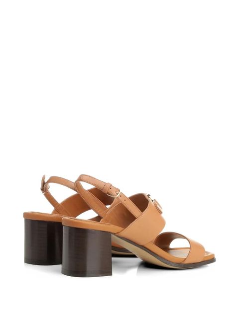 Ferragamo Gancini leather sandals - Neutrals