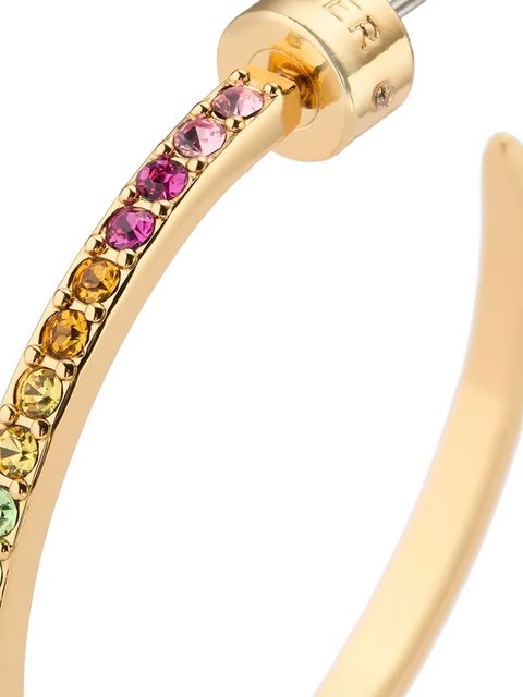 Kurt Geiger London kolczyki damskie metalowe z cyrkonią - zdjęcie produktu nr 1