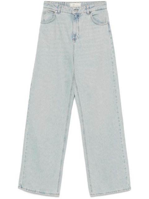Blumarine logo-embroidered jeans - Blue - zdjęcie produktu nr 1