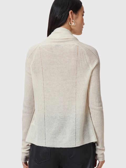 AllSaints kardigan z domieszką wełny HARPER