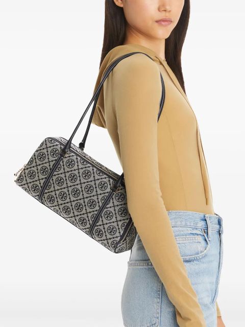 Tory Burch small T Monogram Marshmallow shoulder bag - Blue