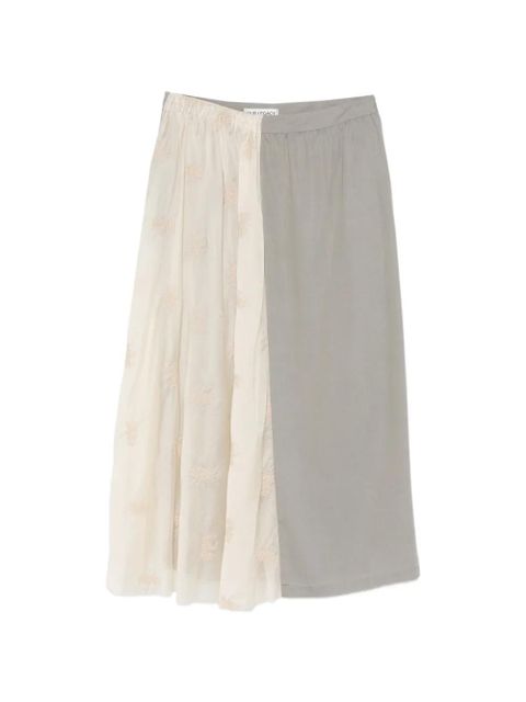 OUR LEGACY floral-embroidered maxi skirt - Grey - zdjęcie produktu nr 1