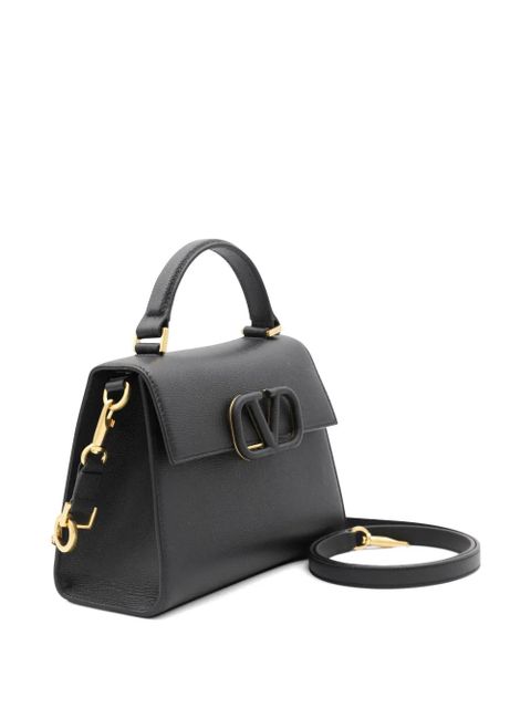 Valentino Garavani small Vsling leather tote bag - Black