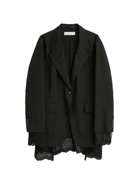 OUR LEGACY reversible drip blazer - Black - zdjęcie produktu nr 1