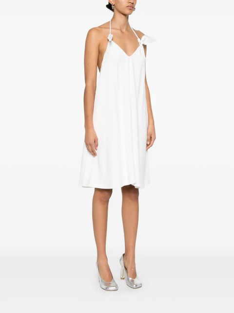 LOEWE Flamenco mini dress - White