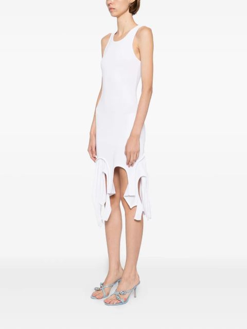 Alexander Wang deconstructed cotton minidress - White