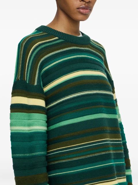 JW Anderson striped jumper - Green