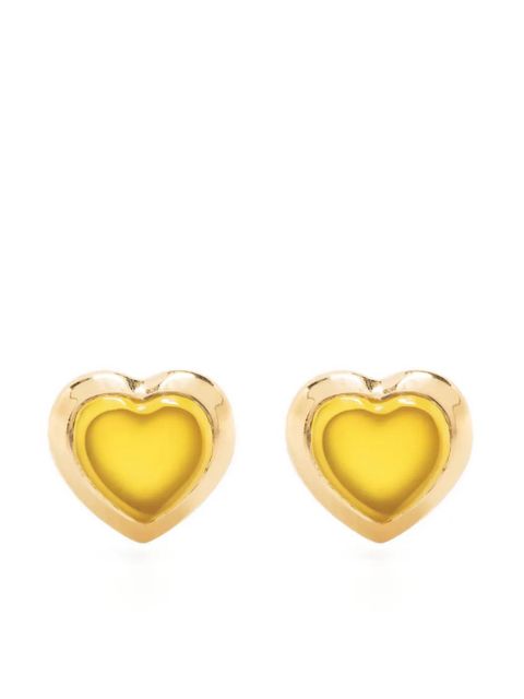 Missoma Jelly heart-cut gemstone earrings - Gold - zdjęcie produktu nr 1