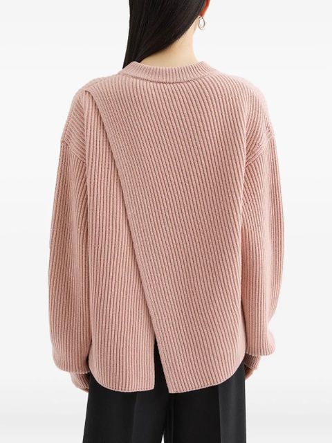 Jil Sander ribbed sweater - Pink