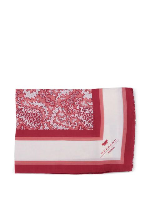 Weekend Max Mara paisley-print scarf - Pink - zdjęcie produktu nr 1
