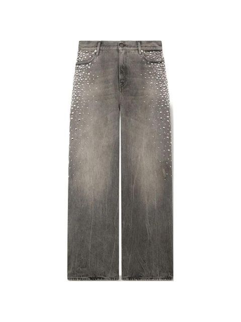 Golden Goose Melody stud degraded jeans - Grey - zdjęcie produktu nr 1