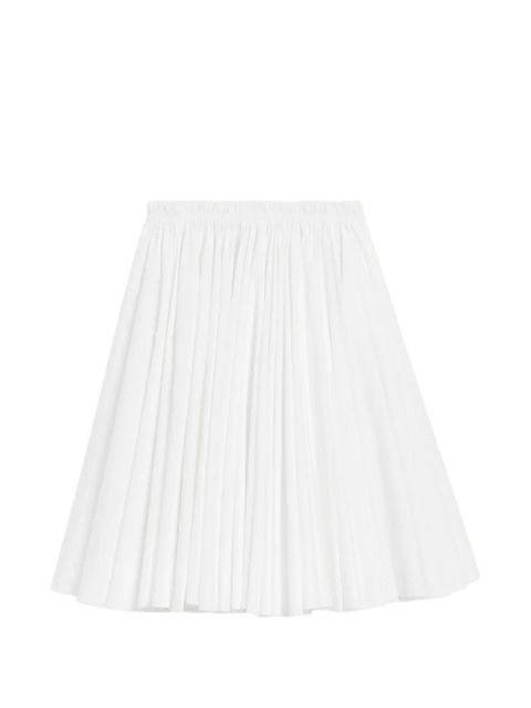 AMI Paris Corolla pleated midi skirt - White - zdjęcie produktu nr 1