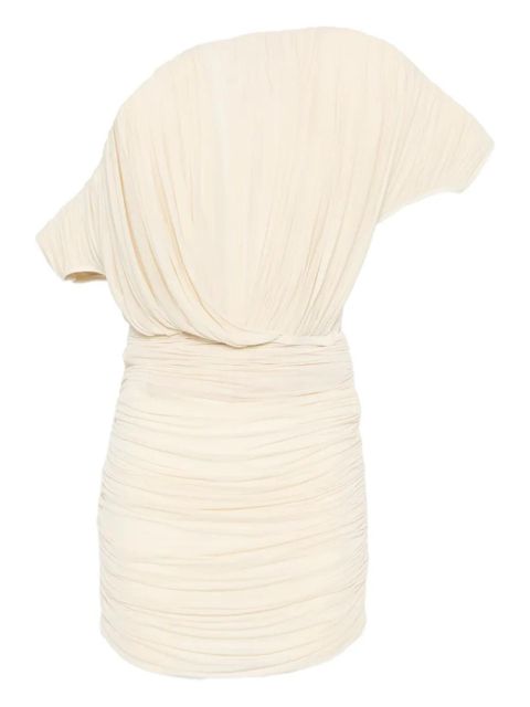 Magda Butrym draped pleated mini dress - Neutrals - zdjęcie produktu nr 1