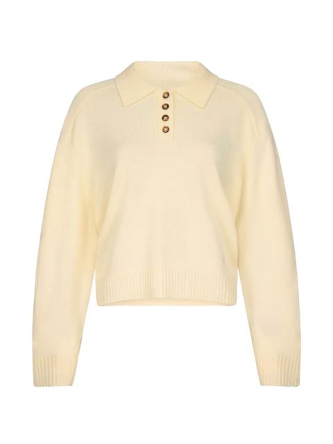 LouLou de Saison button polo top - Yellow - zdjęcie produktu nr 1