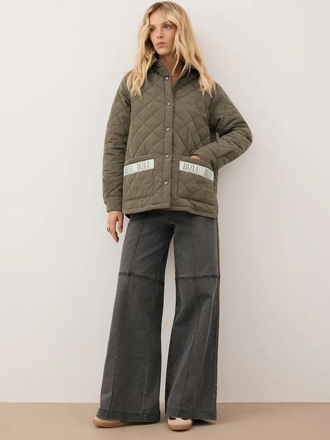 Bizuu kurtka MARIN kolor zielony przejściowa MARIN KHAKI - zdjęcie produktu nr 2