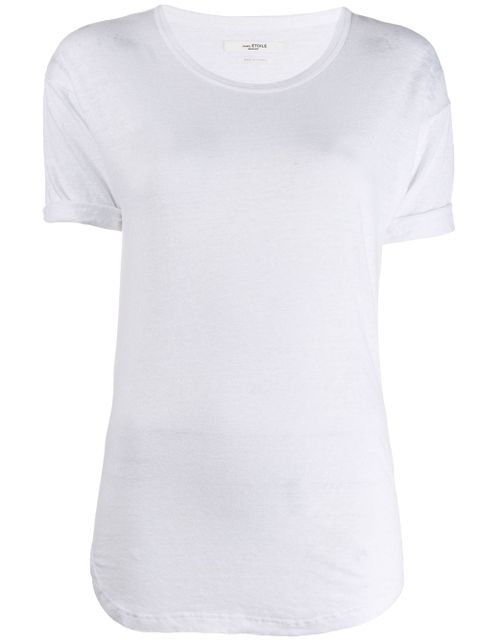 MARANT ÉTOILE short-sleeve fitted T-Shirt - White