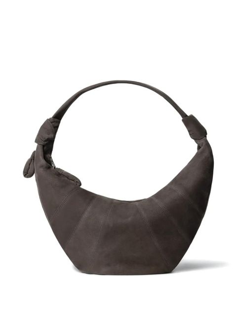 LEMAIRE Fortune Croissant topstitched bag - Brown - zdjęcie produktu nr 1
