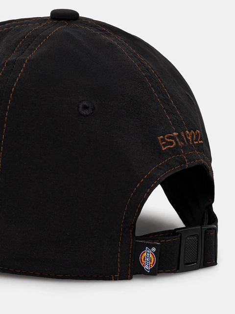 Dickies czapka z daszkiem Wilsall Cap Black kolor czarny z aplikacją DK0A4Z6PBLK1