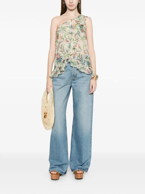 ETRO ruffled floral top - Neutrals - zdjęcie produktu nr 2