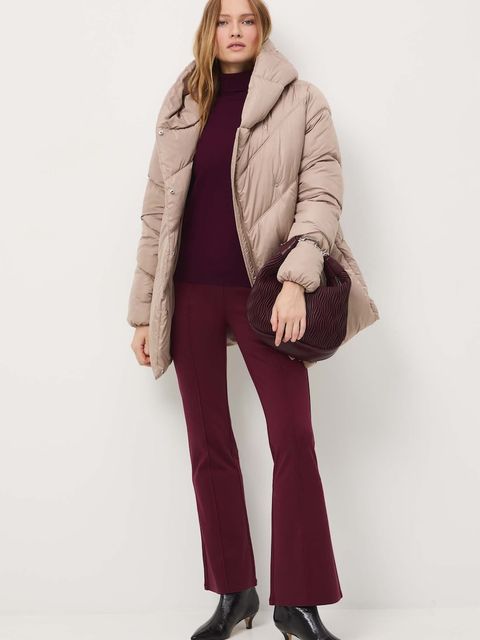Medicine kurtka damska kolor beżowy zimowa oversize