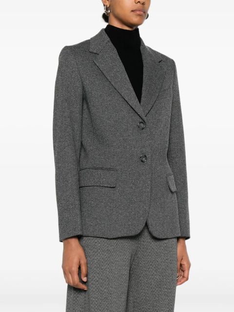 Weekend Max Mara notched button-fastening jacket - Grey