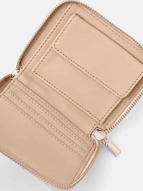 Guess portfel ALDINA damski kolor beżowy SWGG96 63137