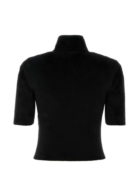 Gucci roll-neck ribbed crop top - Black - zdjęcie produktu nr 2