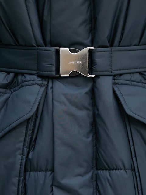 G-Star kurtka damska kolor granatowy zimowa oversize D25232-B958