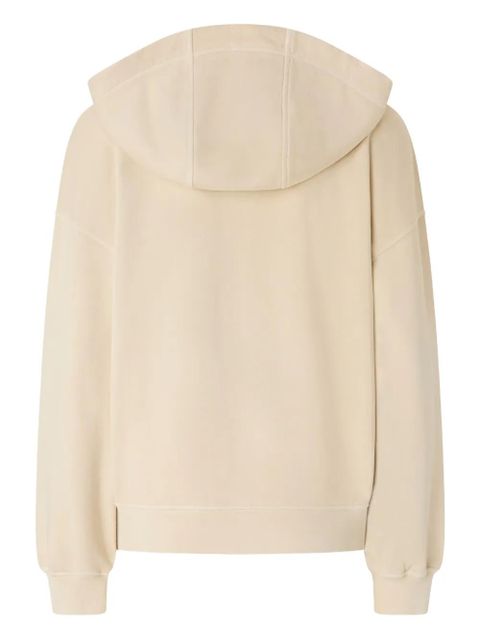 PINKO drawstring cotton hoodie - Neutrals - zdjęcie produktu nr 2
