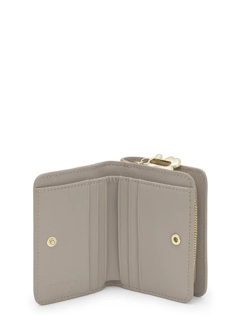 Tous portfel skórzany FOLD damski kolor szary 2002306044