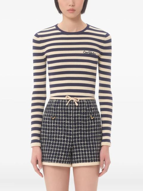 Valentino Garavani Chez-motif sweater - Blue