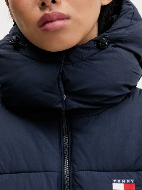 Tommy Jeans kurtka kolor granatowy zimowa DW0DW22041