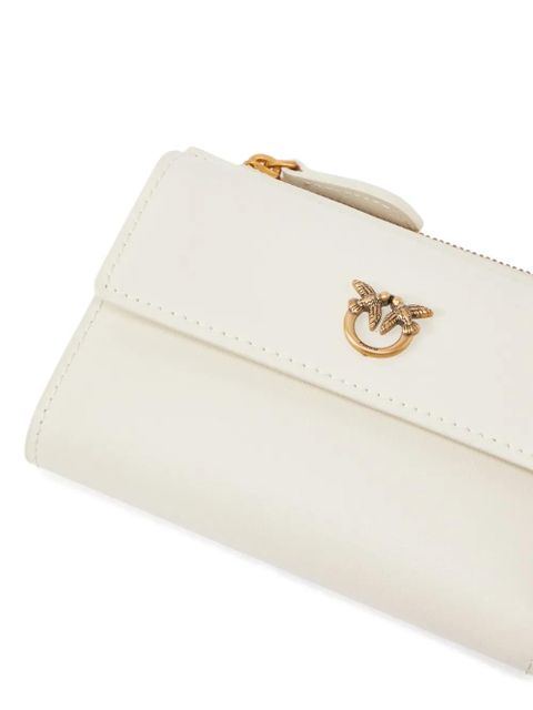 PINKO Love compact wallet - White