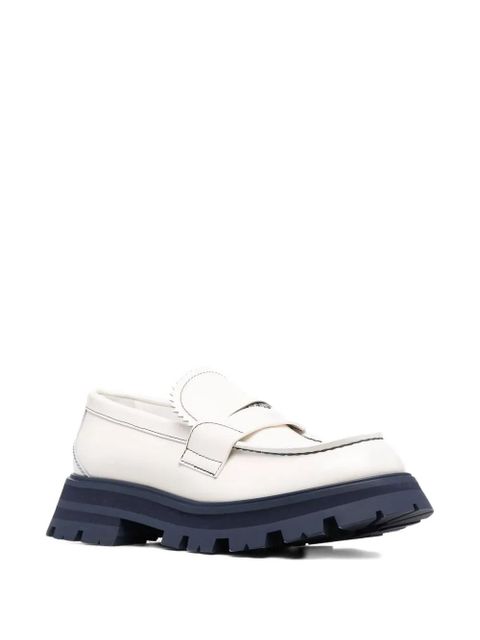 Alexander McQueen Wander chunky lug loafers - White