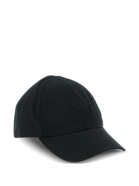 PINKO embroidered logo cap - Black