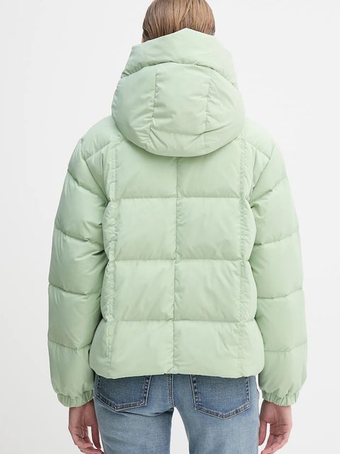 United Colors of Benetton kurtka puchowa kolor zielony zimowa oversize 22T6DN086